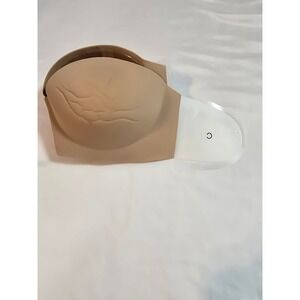 Nude‎ Silicone Adhesive Strapless Backless Bra Push Up Reusable Cup C